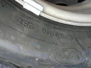 SET OF MICHELLINE TIRES WITH RIMS $300.