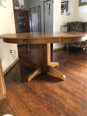 Oak dining table