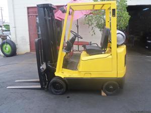 hyster forklift propane gas  lbs