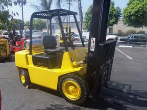 hyster forklift propane gas  lbs