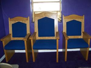 Pulpit chairs available for immediate sale