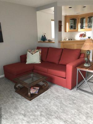 Rust Colored Sectional