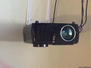 Movie projector and automatic screen