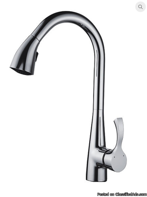 SPRING Single Handle Pull-Down Kitchen Faucet UJ
