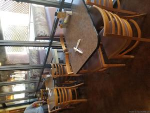 Restaurant quality tables and chairs