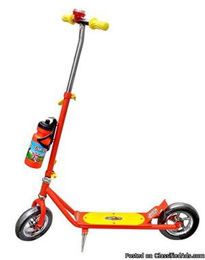 Compact 2 Wheel Heavy Duty Ranger Scooter with Sipper, Bell