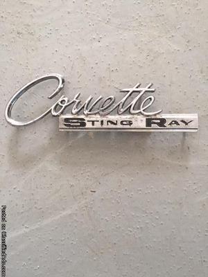  Corvette Rear Deck Emblem
