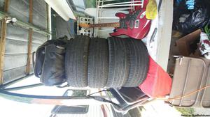 TIRES. SET OF 4, USED R18