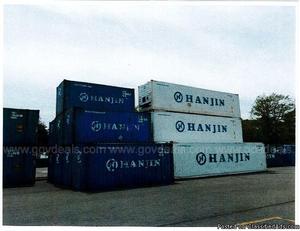 (50) Hanjin Shipping Containers