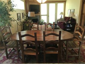 Teak Table and 6 chairs