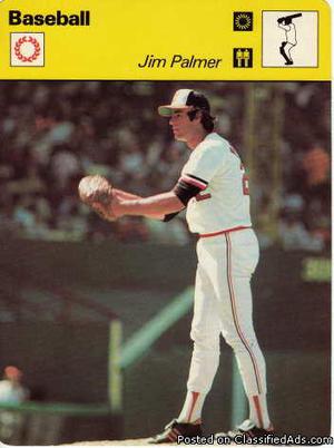 Jim Palmer  Sportcaster Oriole Ace#