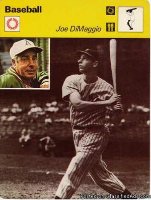 Joe DiMaggio  Sportcaster One of tnhe All Time Greats