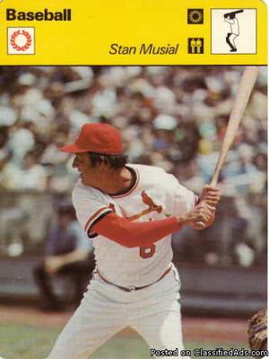 Stan Musial  Sportcaster Stan "The Man"