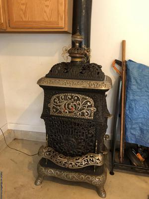 Antique wood stove