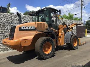 Case 721EXT With Engine Puller and Forks