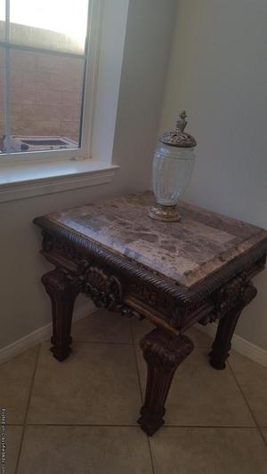 3 piece marble coffee table set