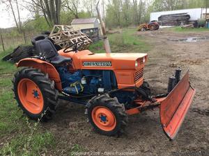 Kubota L185 Compact Tractor With Attachments