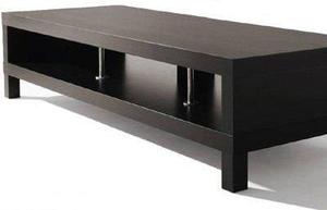 Ikea TV Bench Stand Unit, Black-Brown, Width: ", Depth: