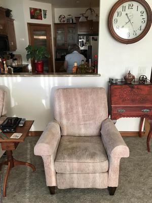 2 matching recliners