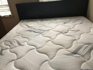 King foam mattress and king cot bed frame