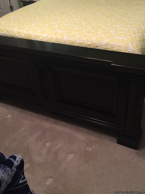 Queen Headboard and Footboard with Dresser