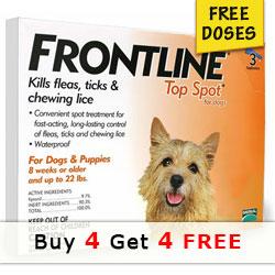 Buy Frontline Top Spot for Dog & Puppies to treat flea and