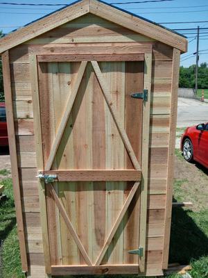 Contemporary Lawn Cedar Shed