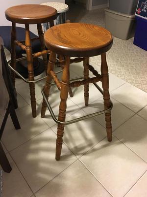 Oak Barstools(2)