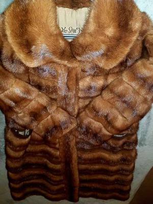 100% Long Mink Coat 100% Fur
