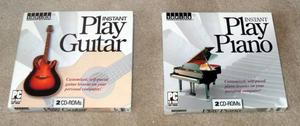 2 New CD Sets of Music Lessons: for Guitar and Piano