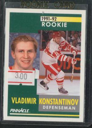 2 Vladimir Konstantinov Rookie Cards Detroit Red Wings