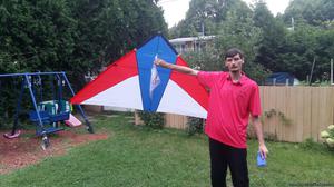 2m large kite with handle line 200 meters