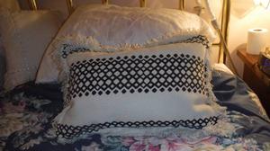 Black and white pillow