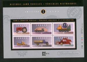 Canadian Stamp Miniature Pane Souvenir Sheet Historic Land