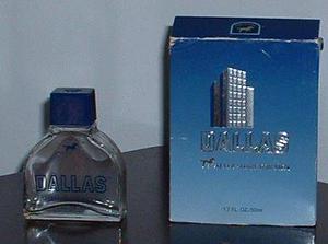 Dallas Aftershave Bottle And Box