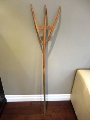 Early 's Antique Hay Pitch Fork Makes a Lovely Decor