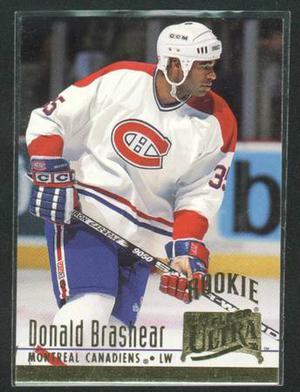  Fleer Ultra Donald Brashear Rookie Card Canadiens