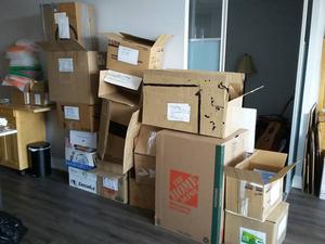 Free - Cardboard boxes to give away