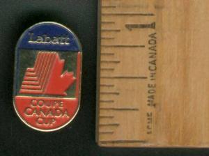 Labatt's Canada Cup Label Pin Gold