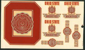 Ohio State University Decals Patch Buckeyes