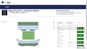 Ottawa Fury FC vs. Charleston Battery (N Row 17)