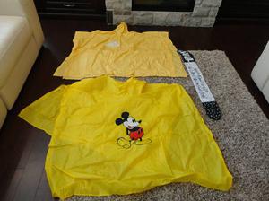 Two Yellow Pullover Raincoats- Mickey Mouse & Canada