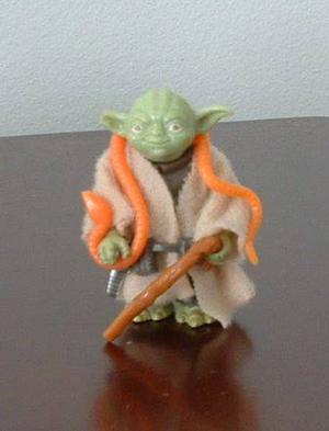 Vintage Empire Strikes Back Yoda Action Figure 