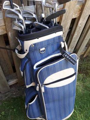A set of golf clubs