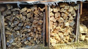 Firewood aged pine