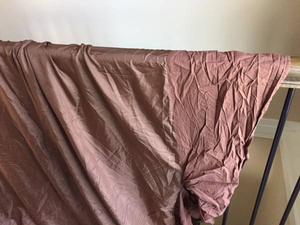 King size bed skirt - brown