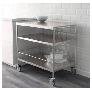Stainless steel kitchen cart