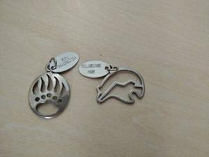 Sterling Silver Bear and Bear Law Charms