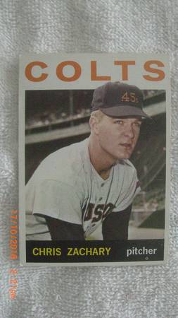  Topps#23 Chris Zachary Pitcher for the Colts