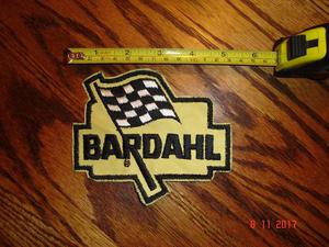 Vintage Bardahl Checkered Flag Racing Patch